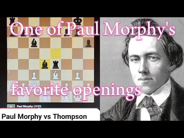 Paul Morphy vs Thompson