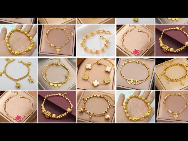 #2025 Latest and Beautiful Gold Bracelet Designs ||Light Weight Gold Bracelet Designs ||Bracelets