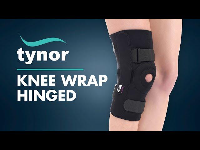 Tynor Knee Wrap Hinged (J15) for controlled compression and support around the knee