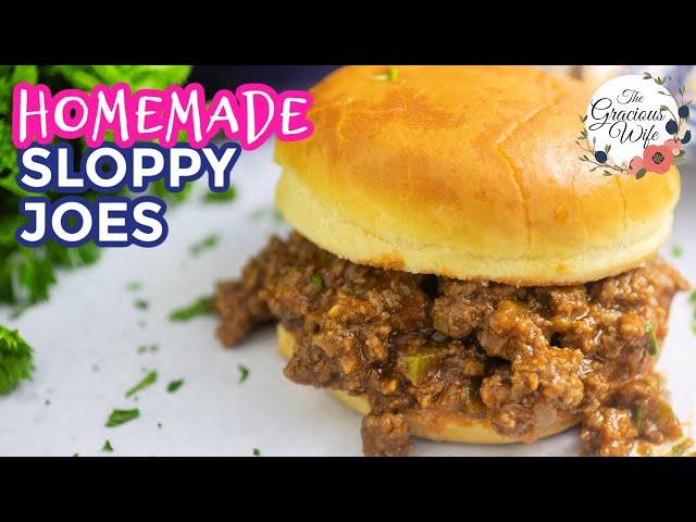 Homemade Sloppy Joes