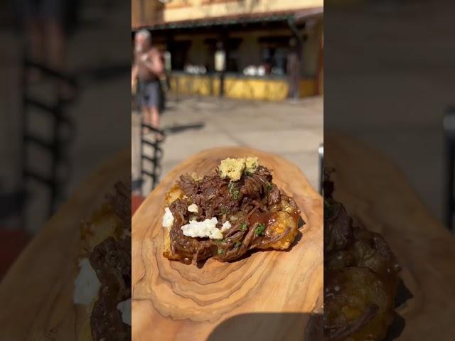 One of my favorites is back. Beef & Barley Poutine #disneyland