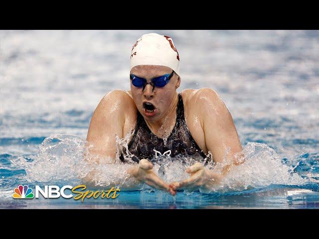 Lilly King ekes out win in 200m breaststroke at International Team Trials | NBC Sports