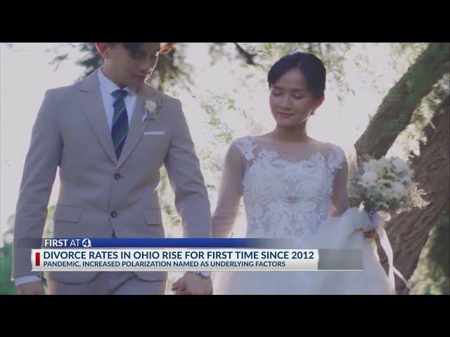 Divorce rates in Ohio rise for first time since 2012