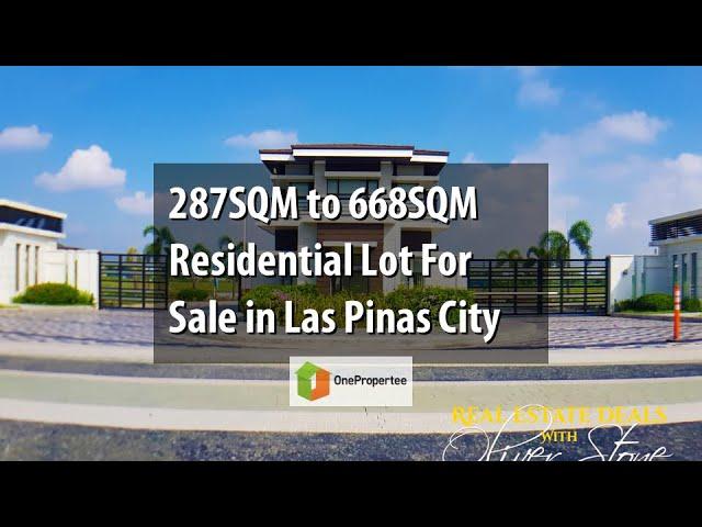 287SQM to 668SQM Residential Lot For Sale in Las Piñas City