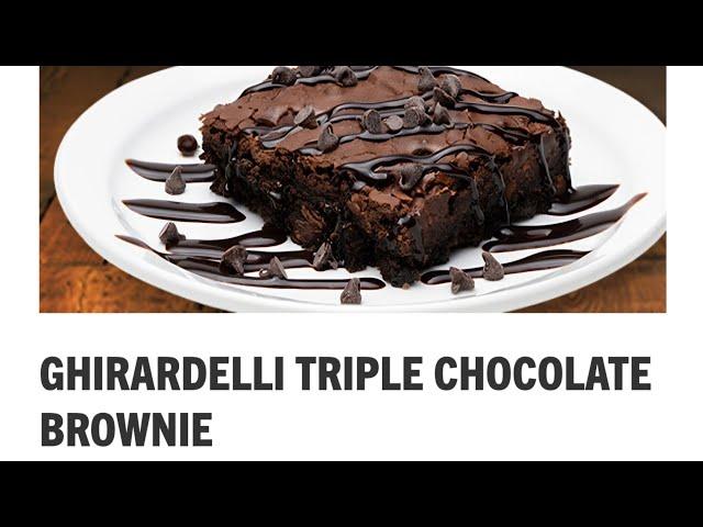 Ghirardelli Triple Chocolate Brownie Review