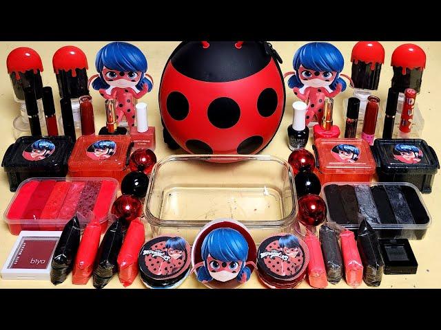 ASMR Miraculus Ladybug Slime Mixing Random Into Slime! Satisfying Slime#ASMR#Slime#satisfying