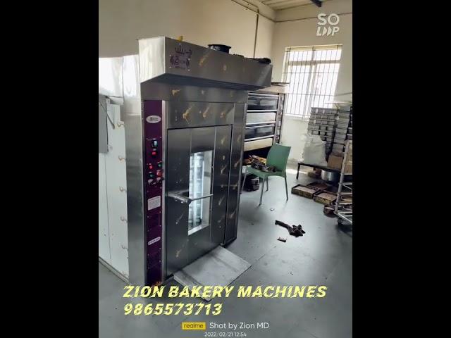 ZION BAKERY MACHINES ROTARY RACK OVEN GAS OVEN AUTOMATIC OVEN