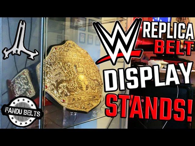 WWE REPLICA BELT STANDS!! How To Display Replica Belts (Unboxing/Review) - JoeTalksWrestling