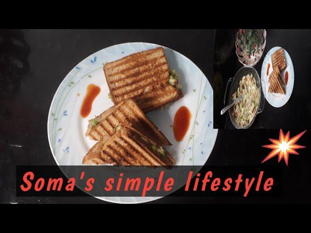 Sandwich || Veg sandwich || Soma's simple lifestyle