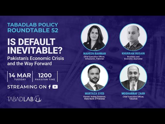 Is Default Inevitable? Pakistan’s Economic Crisis and the Way Forward