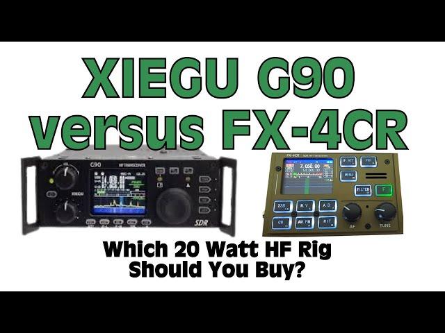 FX-4CR versus the Xiegu G90