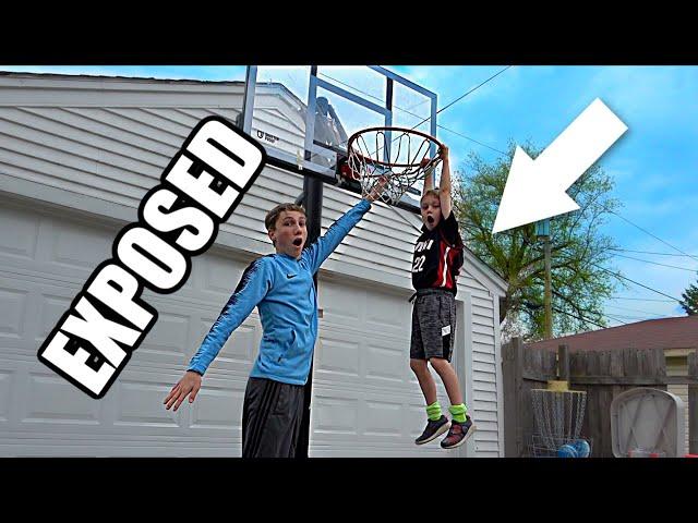 7 Year Old EXPOSES Older Brother in 1v1 Basketball | Colin Amazing