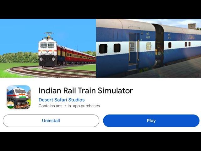 New Indian Train Game Release | Indian Rail Train simulator |  Game Download and Gameplay