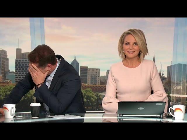 Host in stitches after extremely awkward comment | TODAY Show Australia