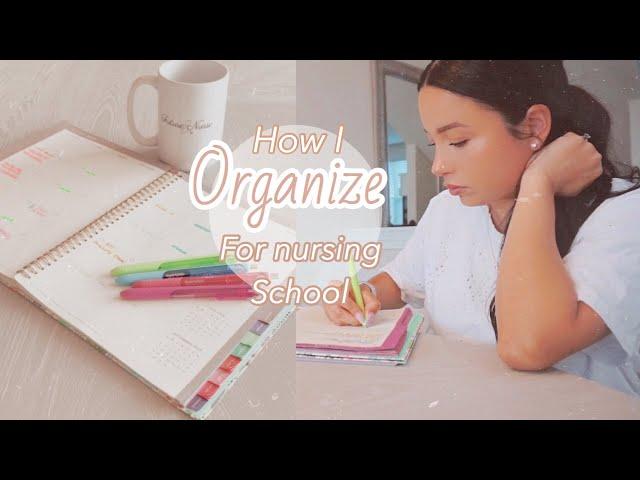 PLAN WITH ME: NURSING SCHOOL PLANNER!