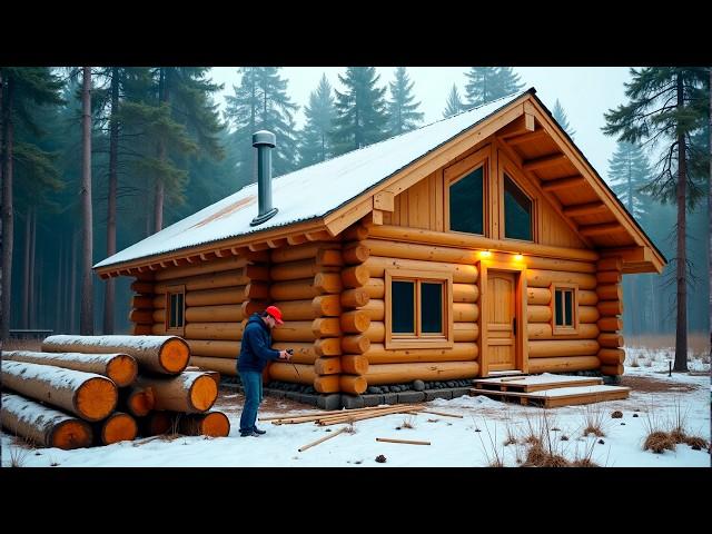 I Built a Log Cabin in The Woods in 300 Days With No Experience