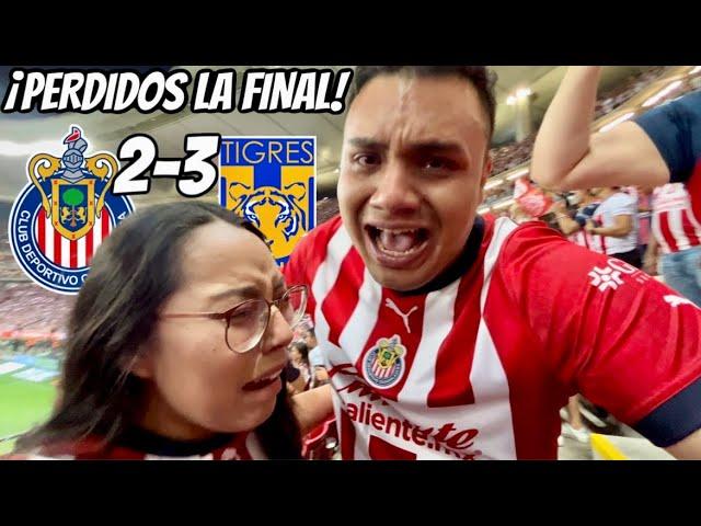 CHIVAS vs TIGRES 2-3 ¡EL DÍA MÁS TRISTE de MI VIDA! *PERDEMOS LA FINAL* Reaccion Desde Estadio Akron