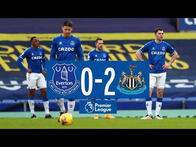 EVERTON 0-2 NEWCASTLE UNITED | PREMIER LEAGUE HIGHLIGHTS