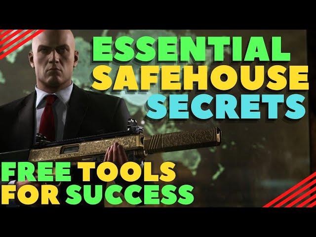 Hitman Freelancer: ESSENTIAL Safehouse Tricks! Free Items and Weapons Guide #hitman #freelancer