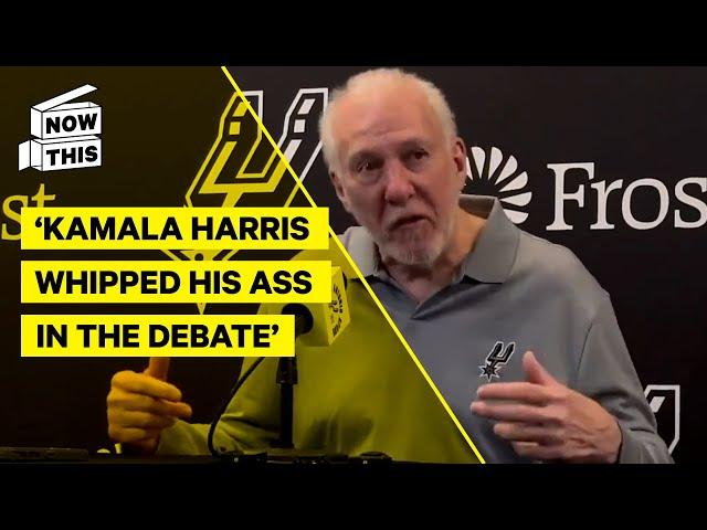 Spurs' Gregg Popovich Goes Off on 'Pathetic,' 'Whiner' Donald Trump