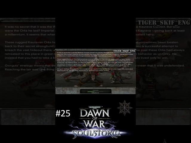 Rokclaw Mountains [2] - [Chaos#25] Warhammer 40,000: Dawn of War - Soulstorm #shorts #dow #soulstorm