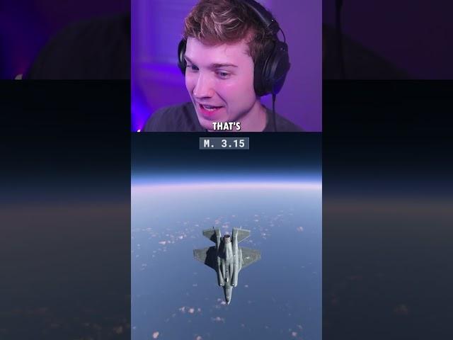F35 Top Speed from the Edge of Space! | Microsoft Flight Simulator