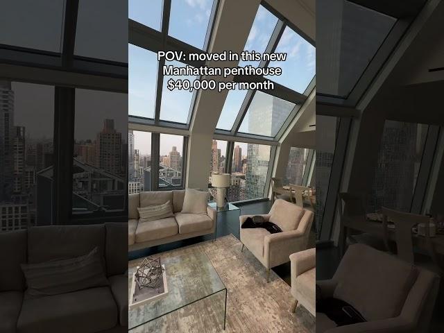 The Universe wanted it #newyorkcity #penthouse #manifest #aesthetic #apartment #manhattan #success