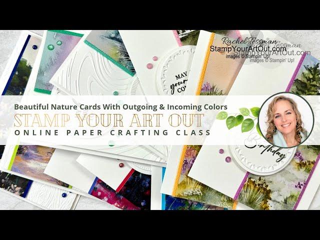 Beautiful Nature Cards With Outgoing & Incoming Colors