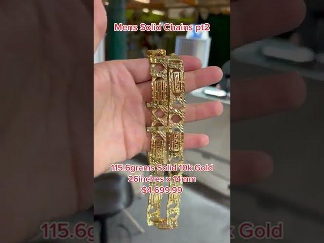 10K Solid Gold Chain by Ijaz Jewelers | Fine Quality Gold Chains #shorts