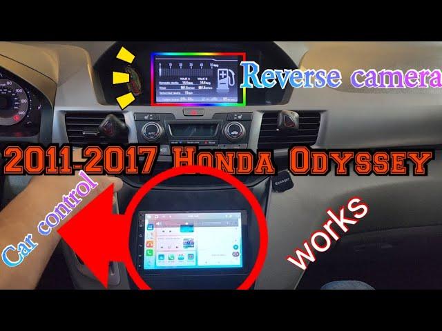 2013 Honda Odyssey Replace radio with android Auto Carplay youtube Netflix Top monitor works