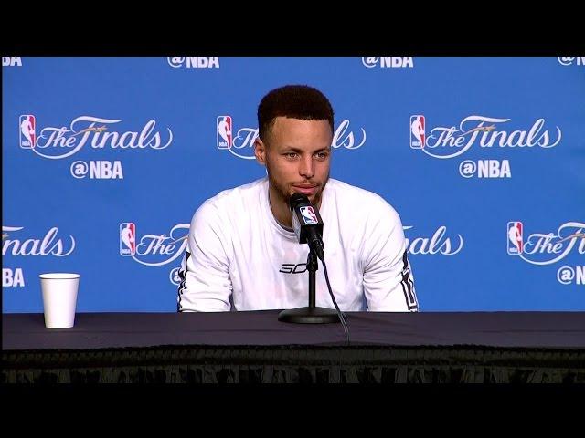 NBA FINALS THURSDAY: Stephen Curry Press Conference