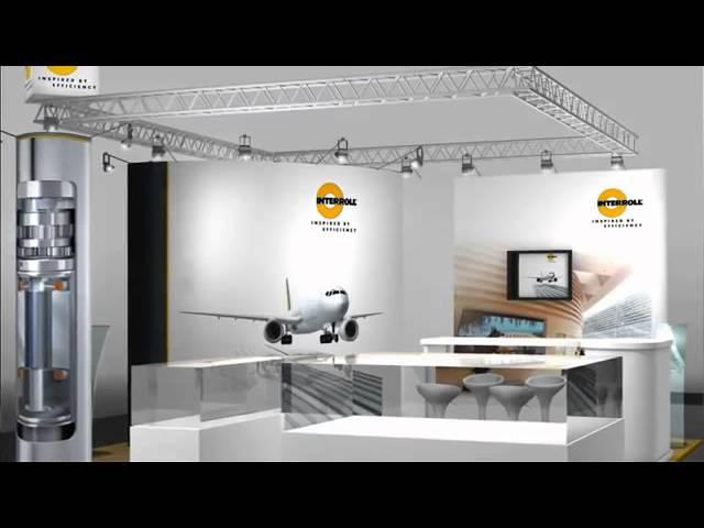 Modular Exhibition Stand Services for Interroll from Expo Display Service