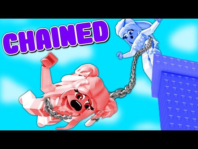 CHAINED 2 PLAYER Obby With My SISTER! (Roblox)