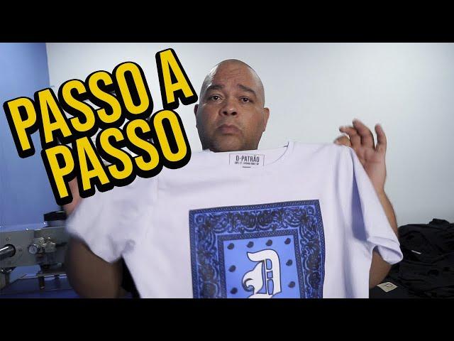 COMO ESTAMPAR CAMISETAS PASSO A PASSO EM 2022 EM DTF