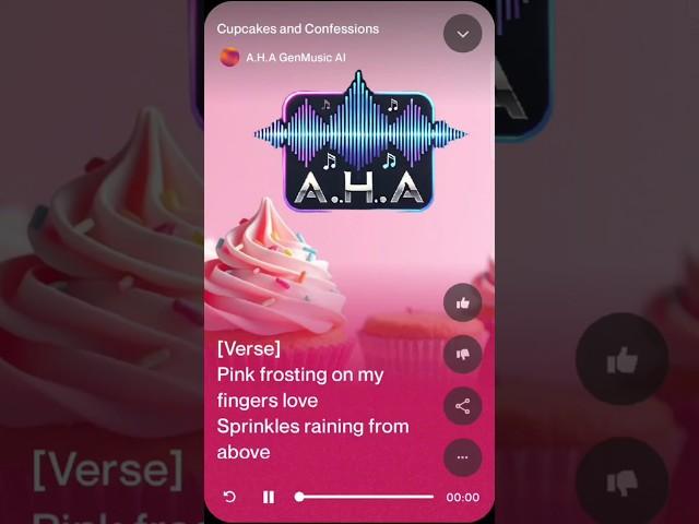 "Cupcakes and Confessions" | @A.H.A-GenMusic-AI #pop #love #playlist #2025 #ai #christmas