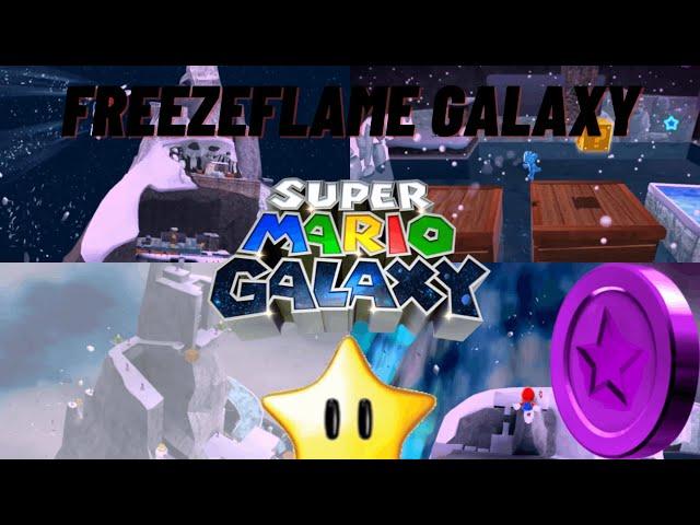 [Super Mario Galaxy] Freezeflame Galaxy - Purple Coins on the Summit