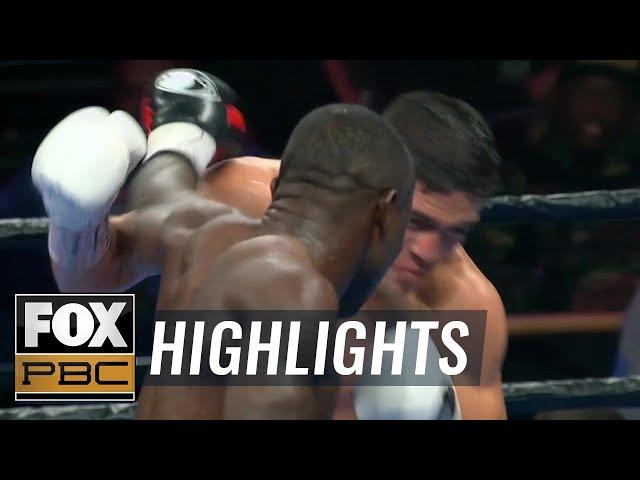 Brian Castaño defeats Wale Omotoso by fifth-round TKO | HIGHLIGHTS | PBC ON FOX