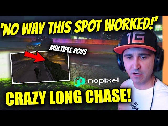 Summit1g NO WAY THIS Worked After CRAZY Long BANK HEIST CHASE! (Multiple POVS) | GTA 5 NoPixel RP