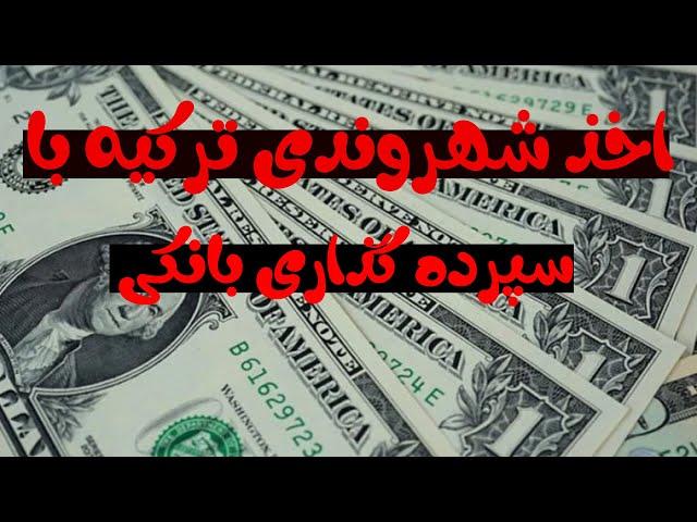 اخذ شهروندی ترکیه با سپرده گذاری بانکی