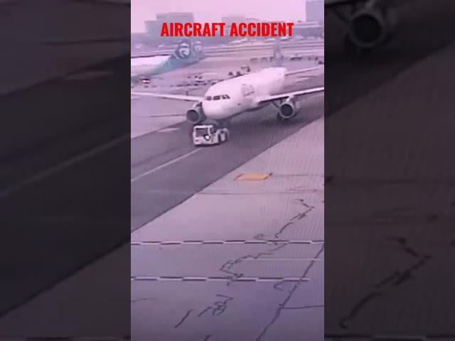 AIRCRAFT ACCIDENT WHILE TOWING ‍️️️