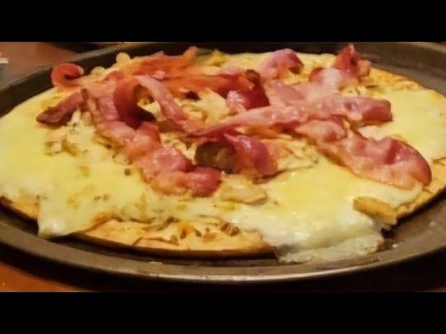 Homemade Bacon Ranch Pizza