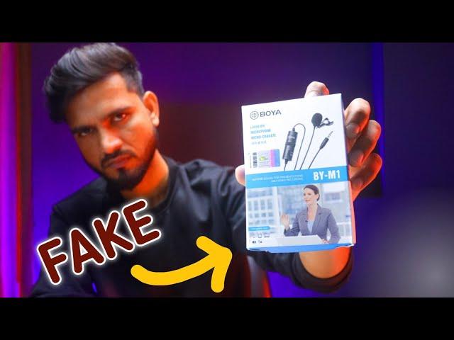 Amazon send me Fake Boya M1 Mic | How to check Boya Mic Fake and Real | Boya BY M1 Original vs Fake|