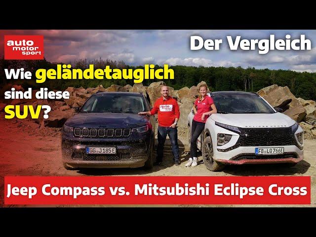 Schlammschlacht der SUV: Jeep Compass vs. Mitsubishi Eclipse Cross! – Der Vergleich | ams