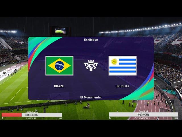 Brazil vs Uruguay | World Cup Qualifying | Pes 2021