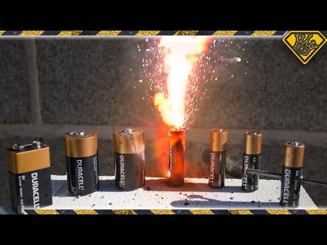 4 Experiments with Batteries! We Explores Battery Explosion, Battery Blast & More In This Experiment