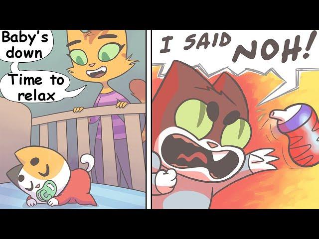 Funny Comics With Cat Family Twist | Feline Comic Dub