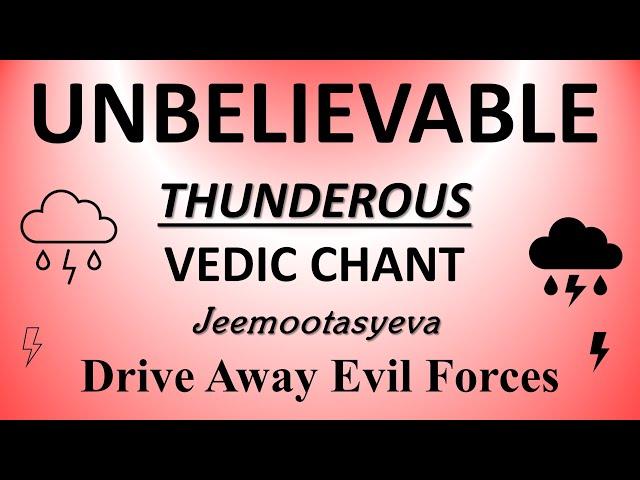 UNBELIEVABLE Thunderous Vedic Chant | Jeemutasyeva | Yajur Veda | Ghana Patha | Sri K Suresh