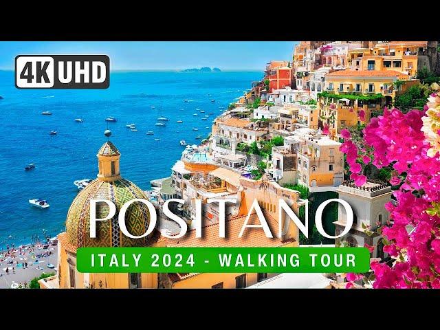 POSITANO Walking Tour 4K ITALY 2024  ️ with CAPTIONS