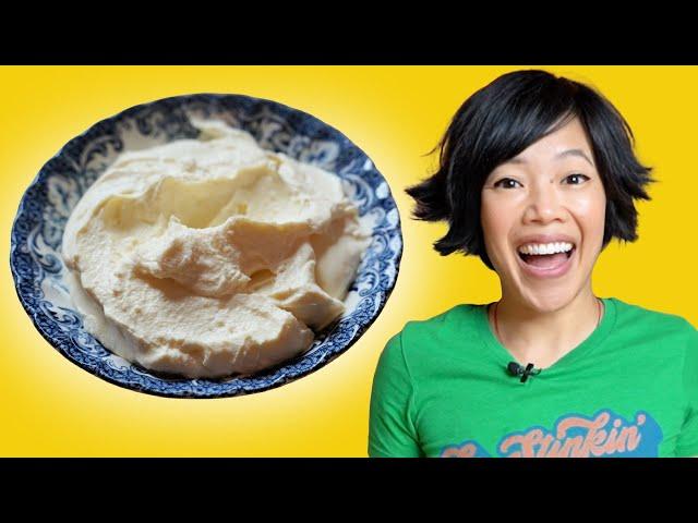 4-Ingredient Homemade CREAM CHEESE In 5 Minutes -- Does It Taste Like the Real Thing?