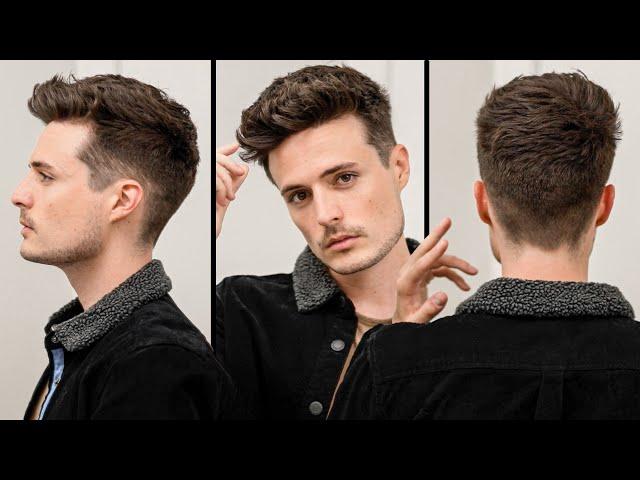 A Low-Effort, Easy Hair Tutorial for GOOD LOOKING Hairstyles | Short Messy Textured Mens Hair